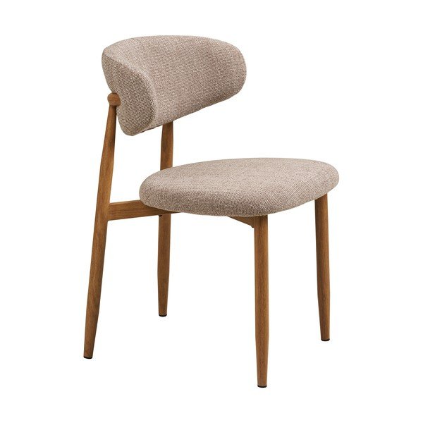 Бежов/в естествен цвят тапициран трапезен стол Levanto – House Nordic-image-2