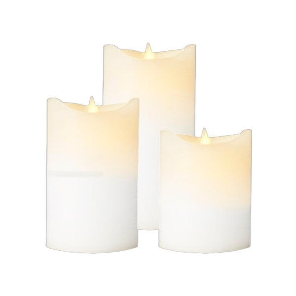 Бели светлинни декорации в комплект от 3 Sara Exclusive - Sirius