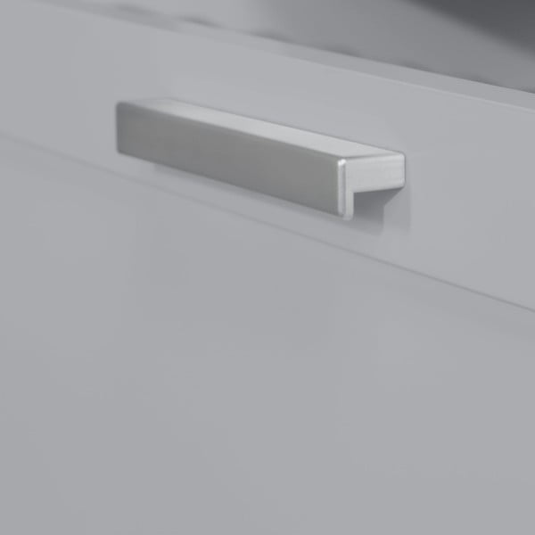 Сив детски скрин с маса за преповиване 87x100x75 cm Hamburg – Roba-image-3