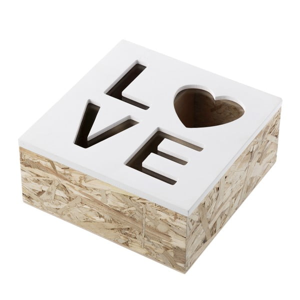 Úložný box Unimasa Love, 18 x 8 cm