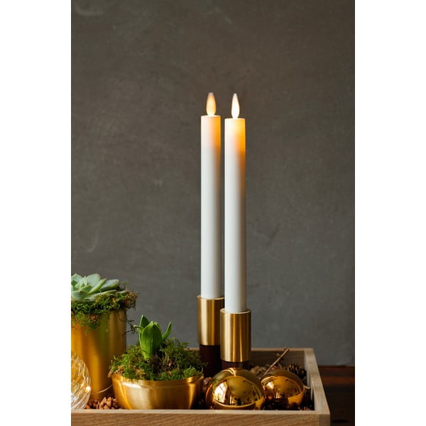 LED свещи в комплект 2 бр. на батерии (височина 25 cm) Sara Crown – Sirius-image-1