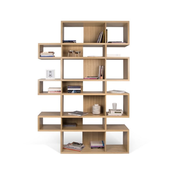 Кафяв шкаф за книги Лондон, 220 x 34 cm - TemaHome-image-4