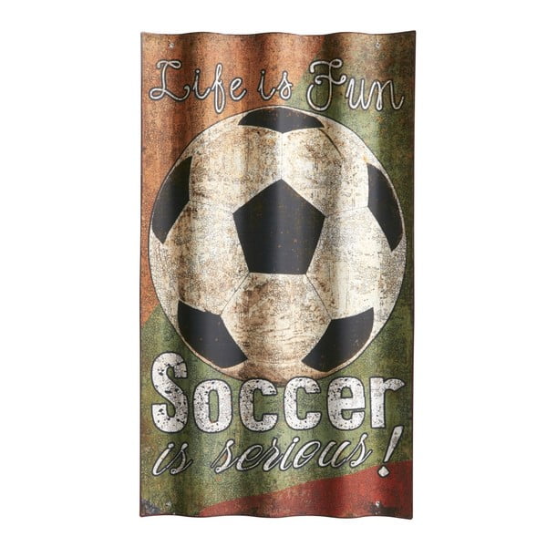Cedule Soccer, 66x37 cm