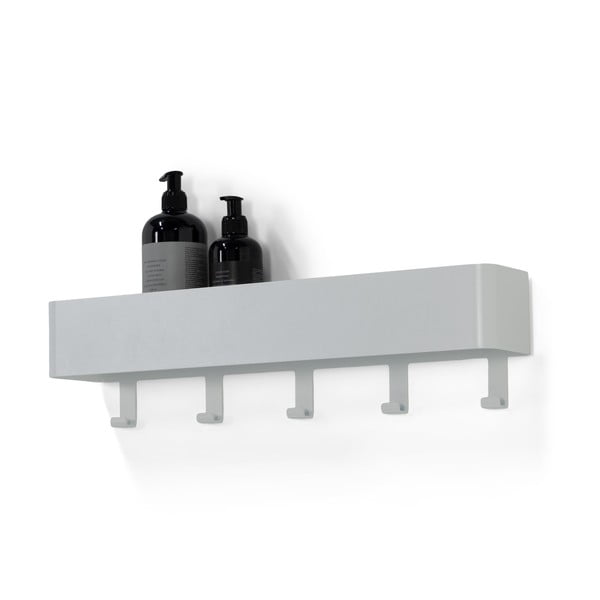 Бял стенен стоманен рафт за баня Multi – Spinder Design-image-2