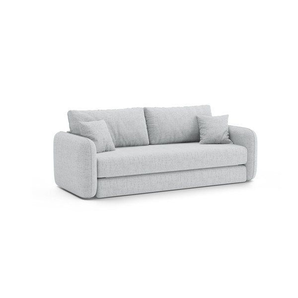 Светлосив сгъваем диван 225 cm – Micadoni -image-3