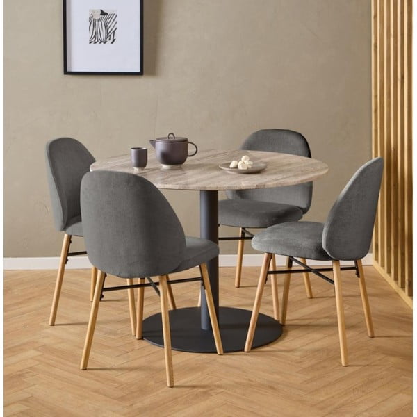 Сив трапезен стол Sophia – Actona-image-1