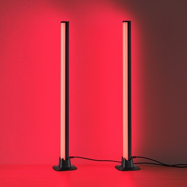 Черна метална LED настолна лампа (височина 55 cm) Boy – Reality-image-3