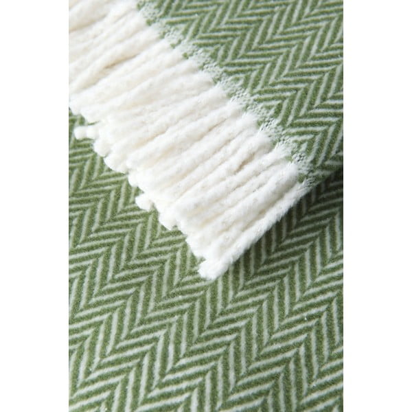 Зелено каре със съдържание на памук , 140 x 180 cm Skyline - Euromant-image-2