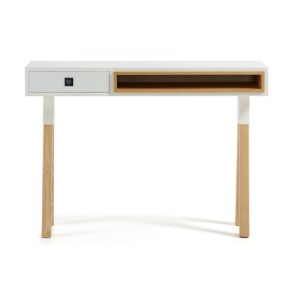 Bílý konzolový stolek La Forma Stick