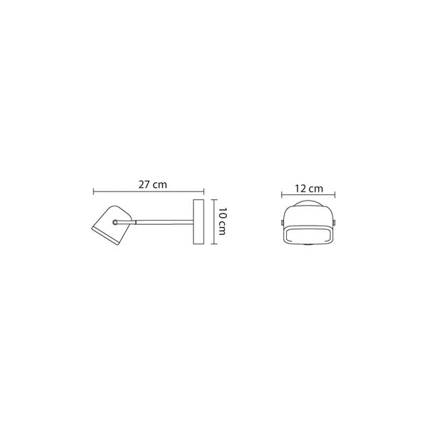 Nástěnná lampa SwabDesign Mob, bílá-image-2