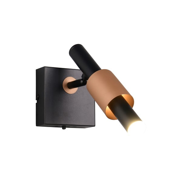 LED прожектор в черен и бронзов цвят 20,5x10 cm Ikaris – Trio Select-image-1