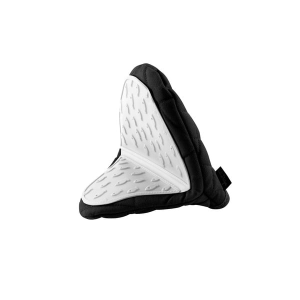 Черно-бяла памучна подложка за съдове със силикон - Vialli Design
