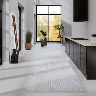 Кремава пътека 80x240 cm Chappe Cream White – Elle Decoration