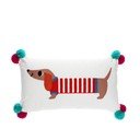 Детска възглавница със смес от памук 50x33 cm Sausage Dog – Rex London