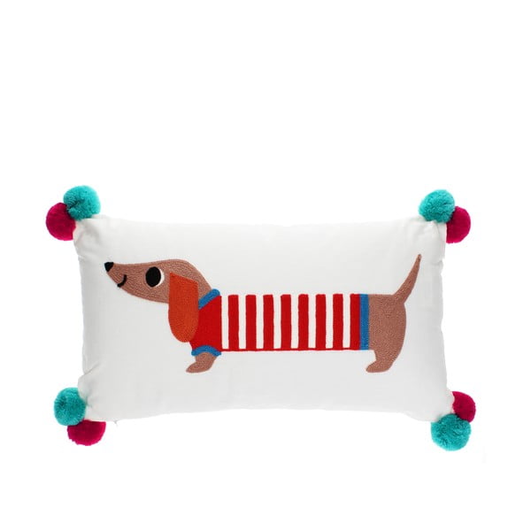 Детска възглавница със смес от памук 50x33 cm Sausage Dog – Rex London