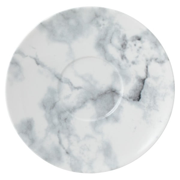 Бяла и черна порцеланова чиния Villeroy & Boch Marmory, ø 16 cm Like Marmory - like | Villeroy & Boch