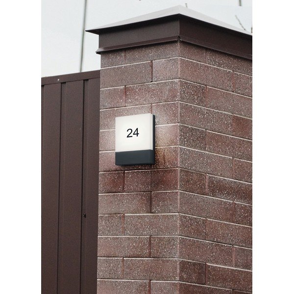 LED стенно външно осветително тяло (височина 20 cm) Pecos – Trio-image-2