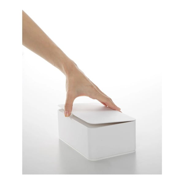 Бяла кутия за мокри кърпички Smart - YAMAZAKI-image-4