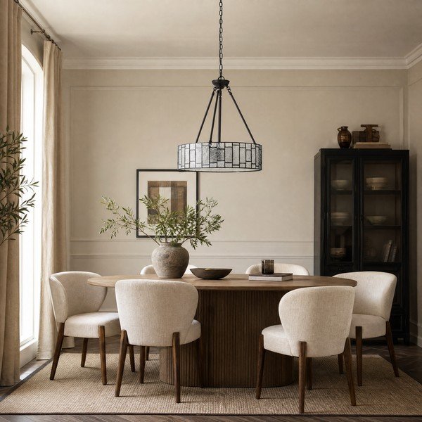 Метално висящо осветително тяло със стъклен абажур ø 46 cm Waldorf – Premier Housewares-image-2