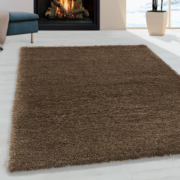 Тъмнокафяв килим 200x290 cm Fluffy – Ayyildiz Carpets-image-1