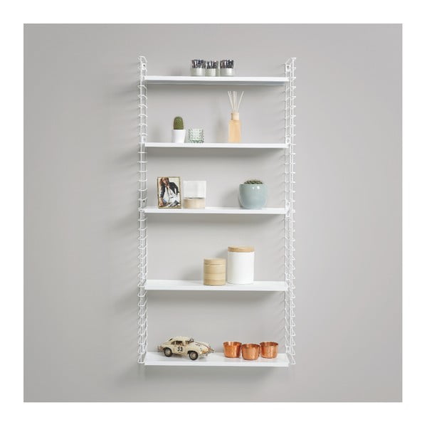 Рафт на 3 нива с бели рафтове, ширина 70 cm Libro - Metaltex-image-3