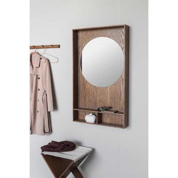 Кафяв панел за окачване от масивен дъб 60x100x11,5 cm Show Me – Mette Ditmer Denmark-image-1