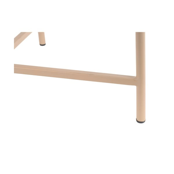 Бежова метална кръгла масичка за кафе ø 50 cm Meseta  – Leitmotiv-image-3