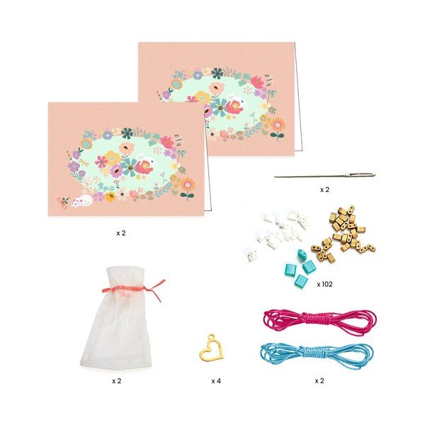 Творчески комплект Tila and Flowers - Djeco-image-2