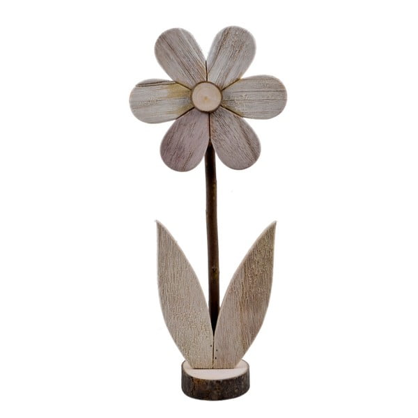 Голяма дървена декорация във формата на цвете Ego Dekor, 16,5 x 39 cm - Ego Dekor