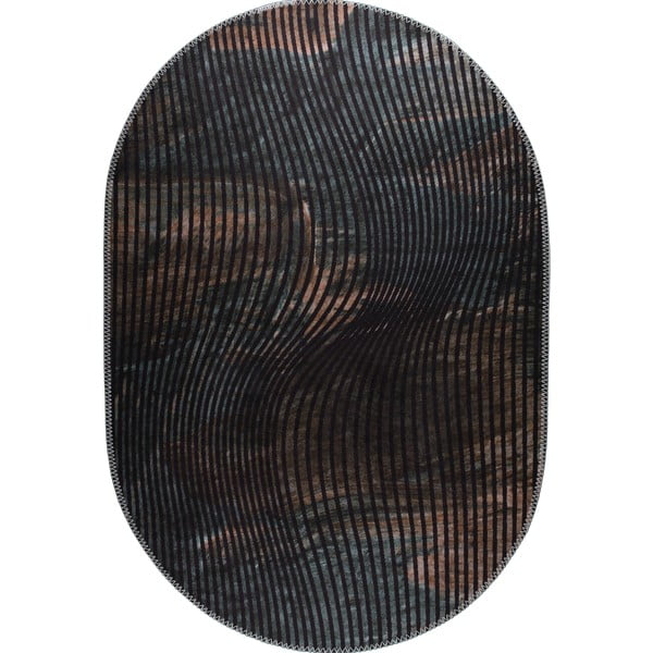Черен миещ се килим 80x120 cm - Vitaus
