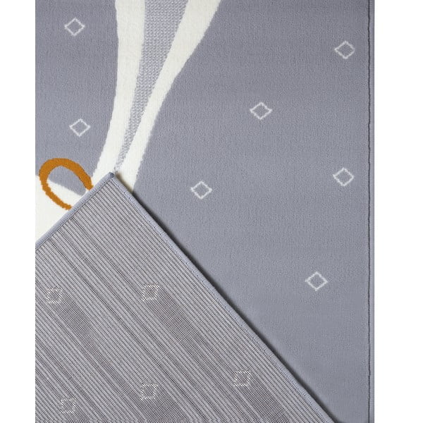 Сив детски килим 150x80 cm Bunny Polly - Hanse Home-image-3