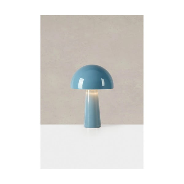 Синя настолна лампа с метален абажур (височина 36 cm) Mantar – Markslöjd-image-3