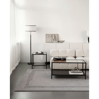 Сив вълнен килим 160x230 cm Morphic Rocca – Agnella