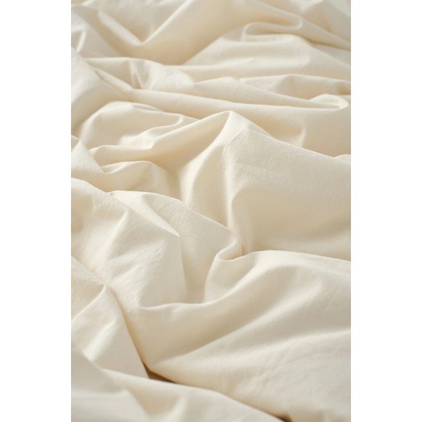Кремаво единично  спално бельо от органичен памук 150x200 cm Juliette – Ellos Home-image-2
