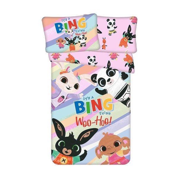 Памучно детско спално бельо 100x135 cm Bing "It's a thing" – Jerry Fabrics