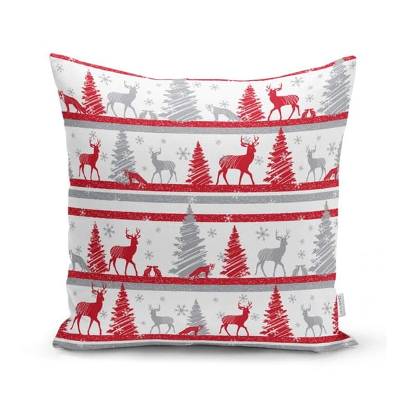 Калъфки за възглавници в комплект от 4 бр. с коледни мотиви 43x43 cm Snowflakes – Mila Home-image-4