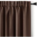 Кафяво затъмняващо перде 140x175 cm Kierra – Restilo