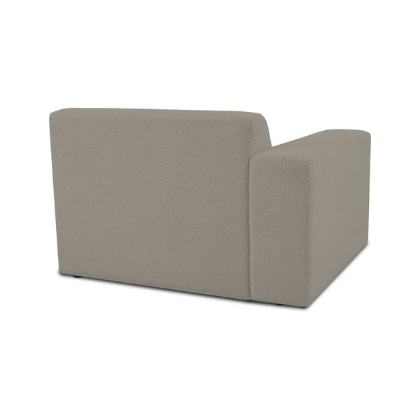 Светлокафяв модулен диван от букле (ляв ъгъл) Roxy – Scandic-image-2