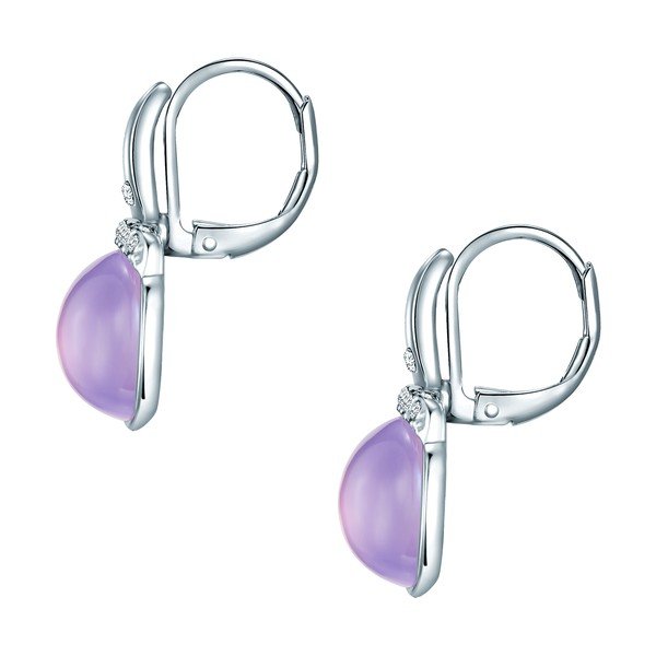 Náušnice s krystaly Swarovski Pure Pink-image-1