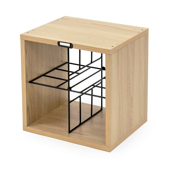 Стойка за вино с декор от бук в естествен цвят за 16 бутилки - Compactor-image-2