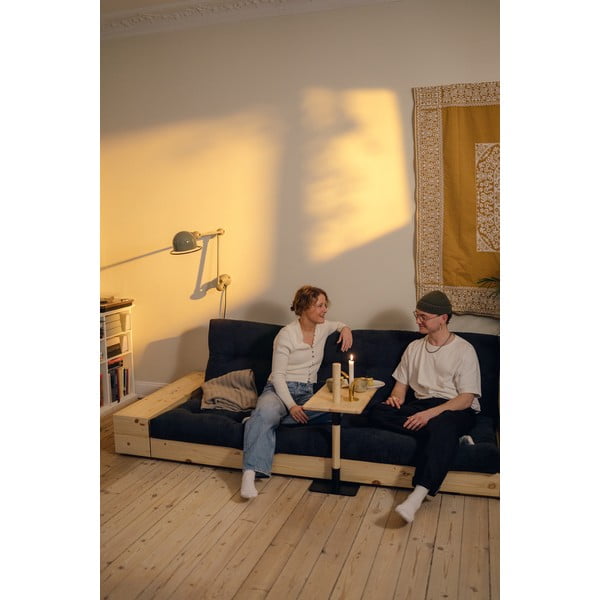 Разтегателен диван горчица 244 cm Base – Karup Design-image-1