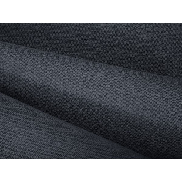 Тъмносиньо тапицирано двойно легло с място за съхранение с включена подматрачна рамка 160x200 cm Casey – Mazzini Beds-image-1