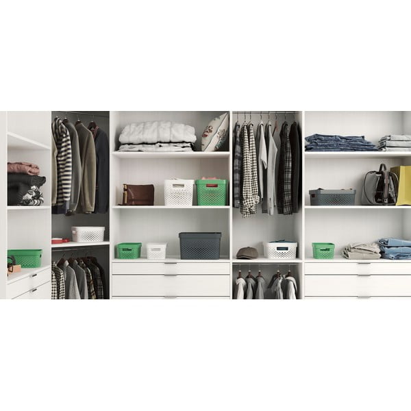 Бяла кошница за съхранение Dots, 17 L Infinity - Curver-image-1