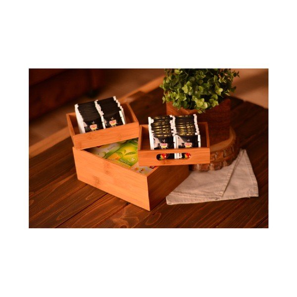 Konferenční stolek s deskou z dubového dřeva a mramoru, ø 80 cm-image-3