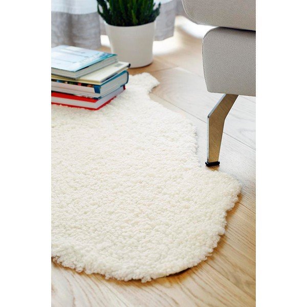 Бяла овча кожа 90x60 cm - Narma-image-1