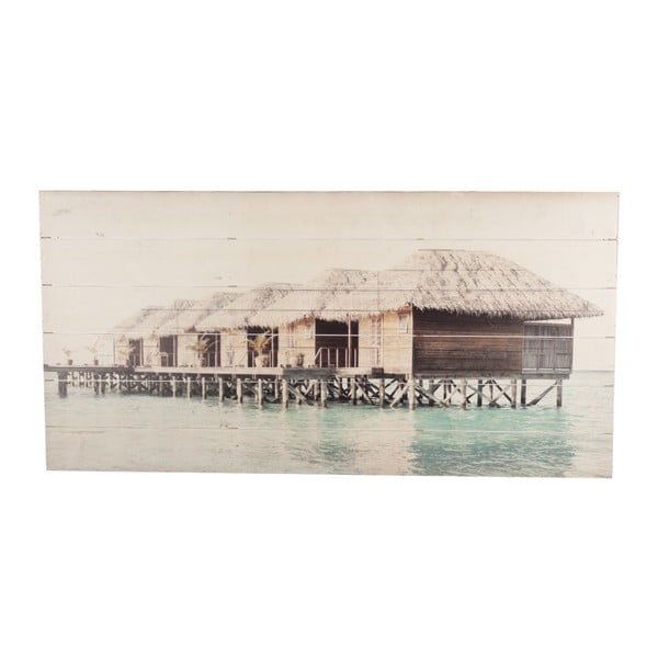 Dřevěný obraz Dijk Natural Collections Aloha, 60x120 cm