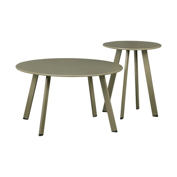 Зелена желязна градинска масичка за кафе , ø 40 cm Fer - WOOOD-image-2