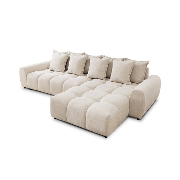 Бежов ъглов диван (десен ъгъл) Albane  – Ropez-image-2