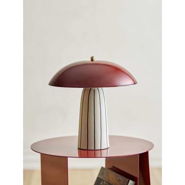 Керамична настолна лампа с метален абажур (височина 32 cm) Arvid – Bloomingville-image-2