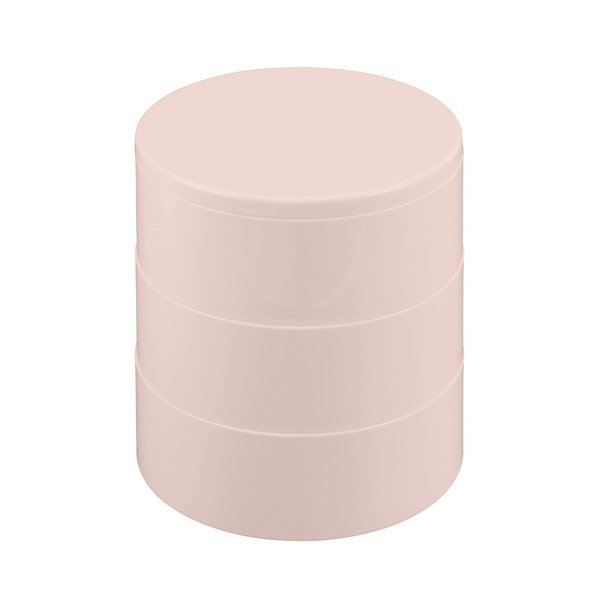 Růžový kosmetický organizér se 3 přihrádkami Wenko Tower-image-1